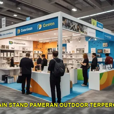 desain stand pameran outdoor terpercaya